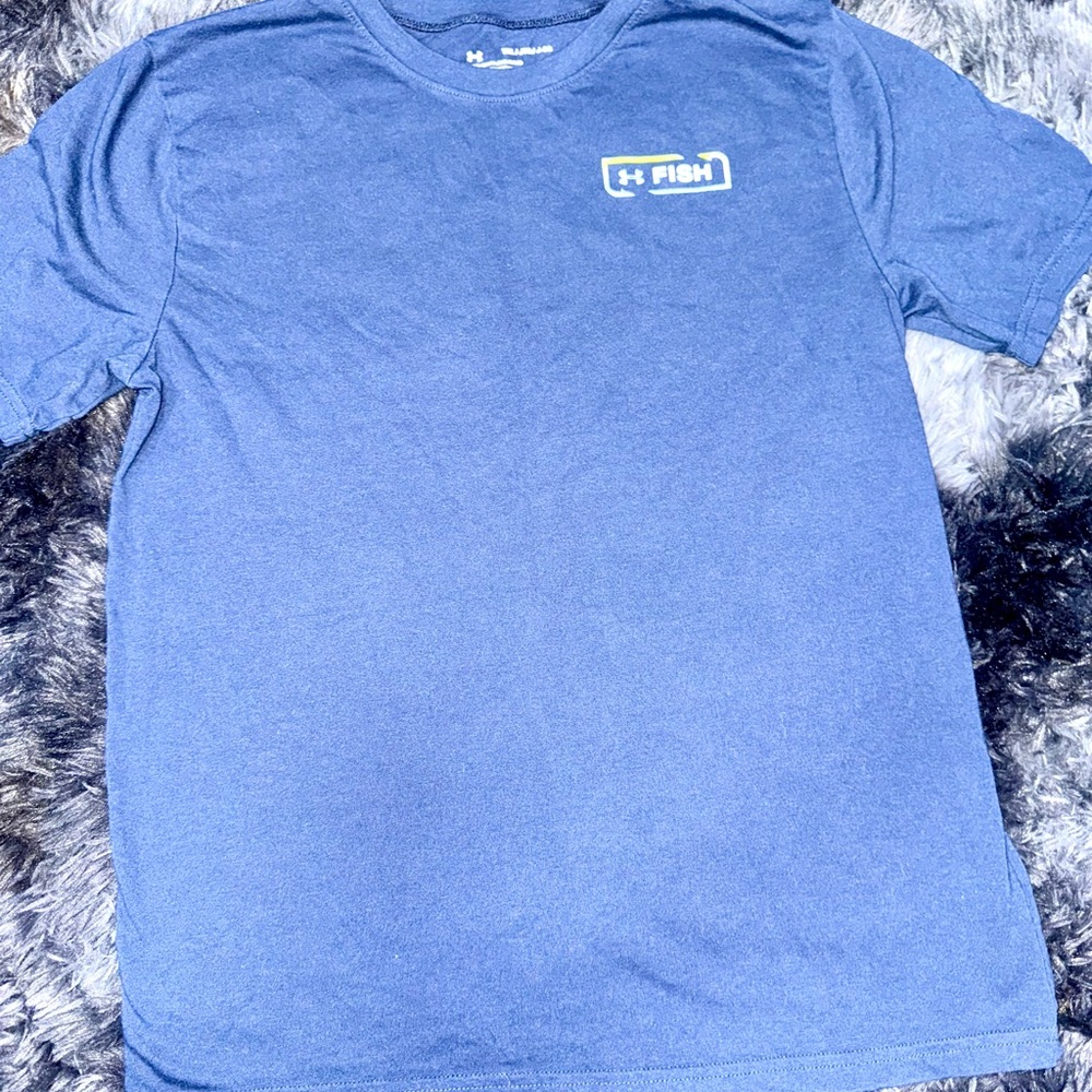Under Armour Blue Short Sleeve Tee Casual Comfort YXL